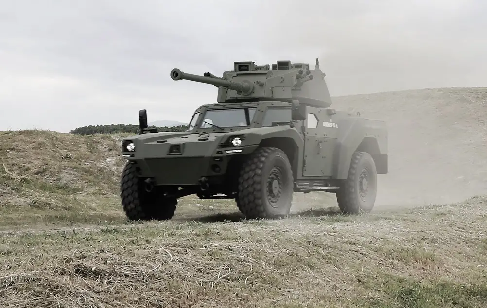 AKREP II Armoured Reconnaissance with COCKERILL CSE 90LP 90mm turret system