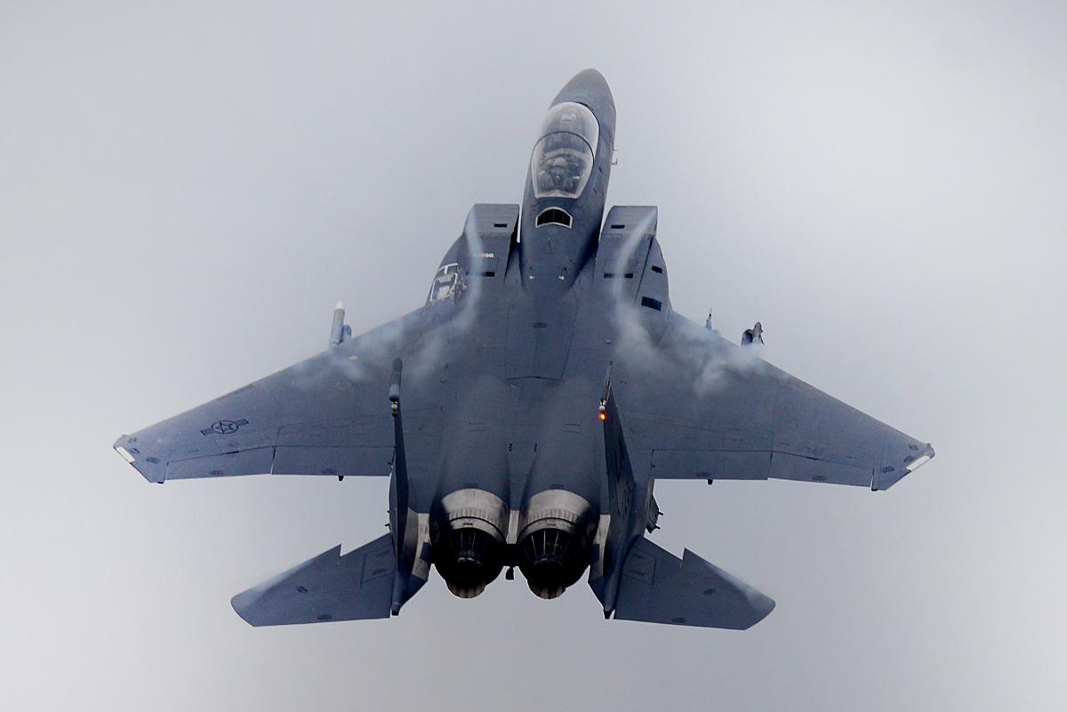 F-15 fighters practiced tactics, techniques and procedures designed to defeat a complex set of potential real-world problems. 