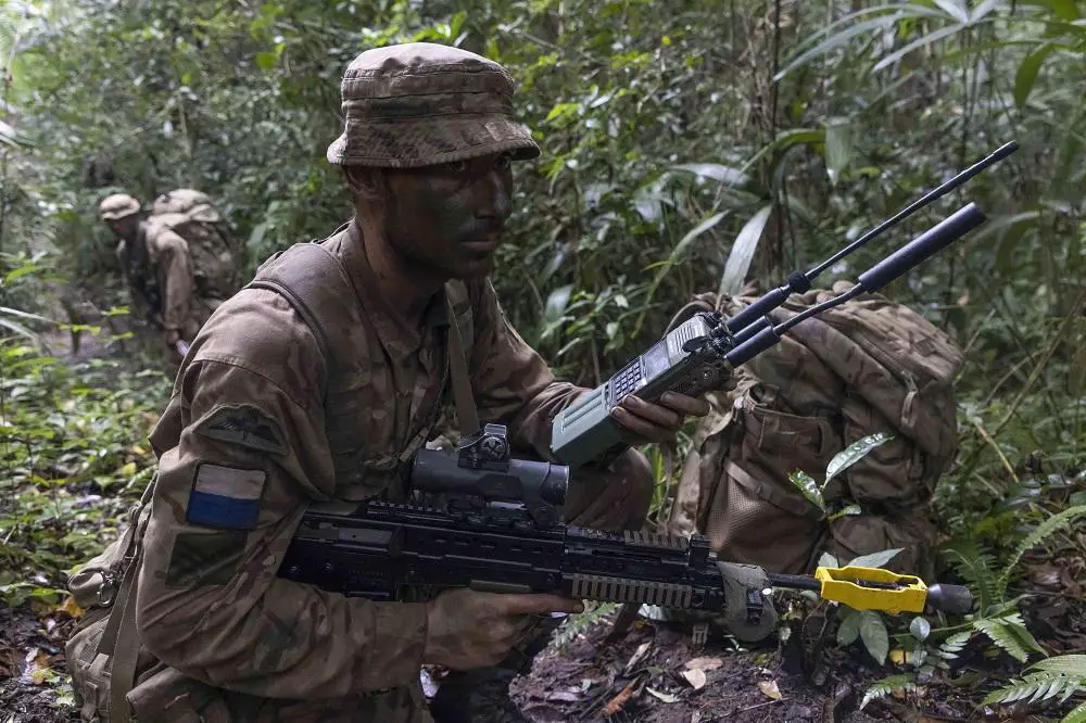 British Army Airborne Signallers Test New Multi-Mode Radios in Belizean Jungle