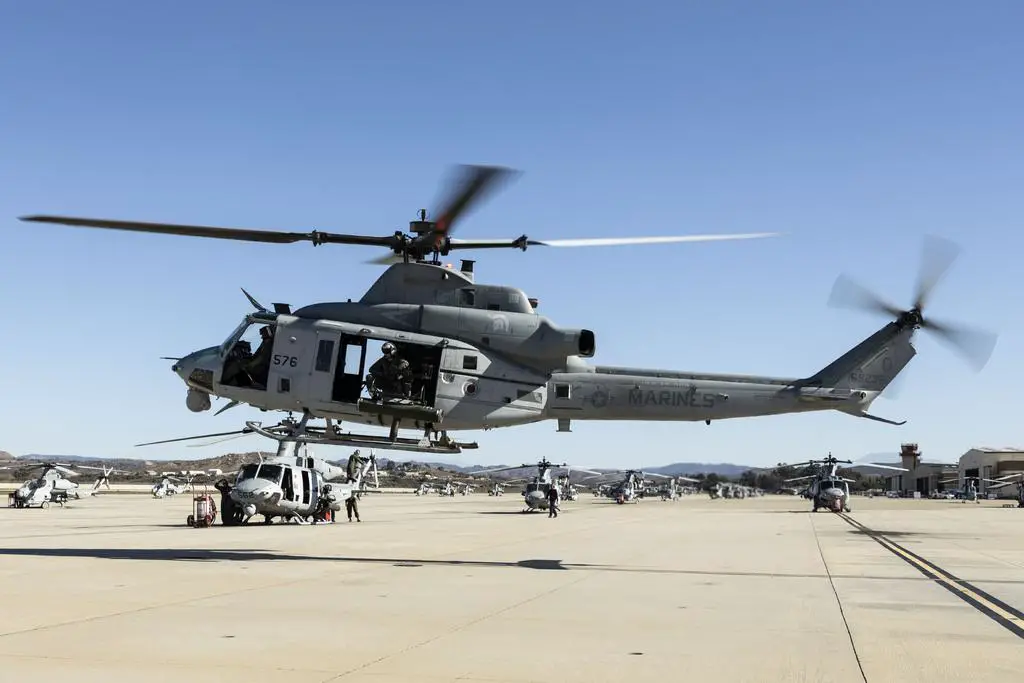 Czech Air Force personnel complete Training for UH-1Y Venom utility helicopters at the US Marine Corps Base Pendleton.
