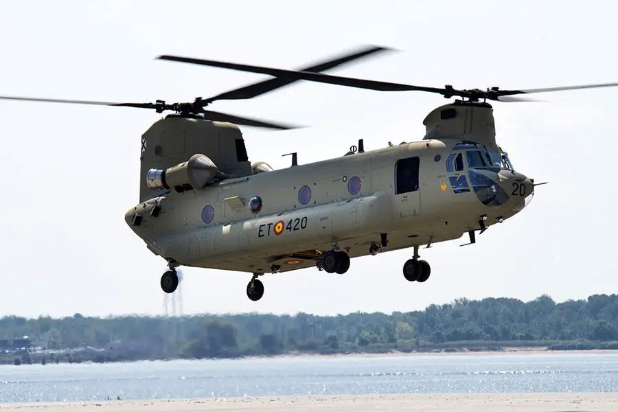 Spanish Army CH-47F Chinook helicopters