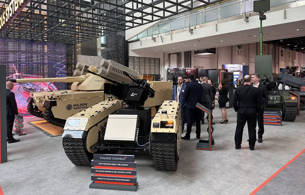 Milrem Robotics Exhibits Unmanned Combat Ground Systems at IDEX 2023