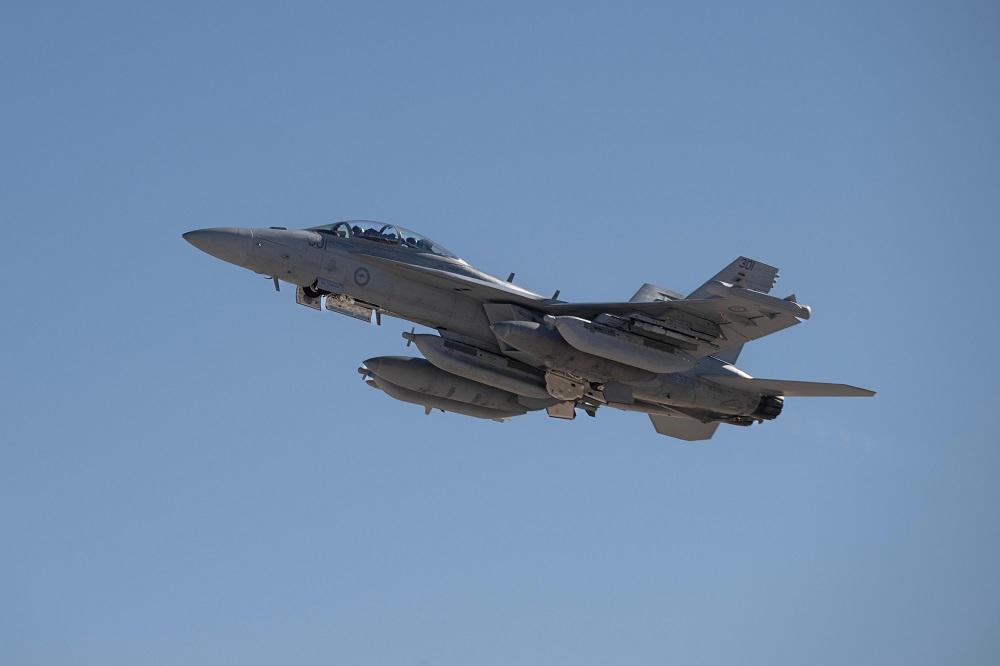 Royal Australian Air Force Boeing EA-18G Growler Passed Readiness Test During Exercise RED FLAG