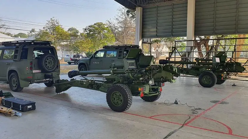 Royal Thai Army Received Delivery of 6 Nexter System LG1 Mk III Towed Light Howitzers