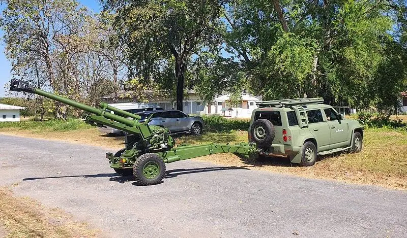 Royal Thai Army Received Delivery of 6 Nexter System LG1 Mk III Towed Light Howitzers
