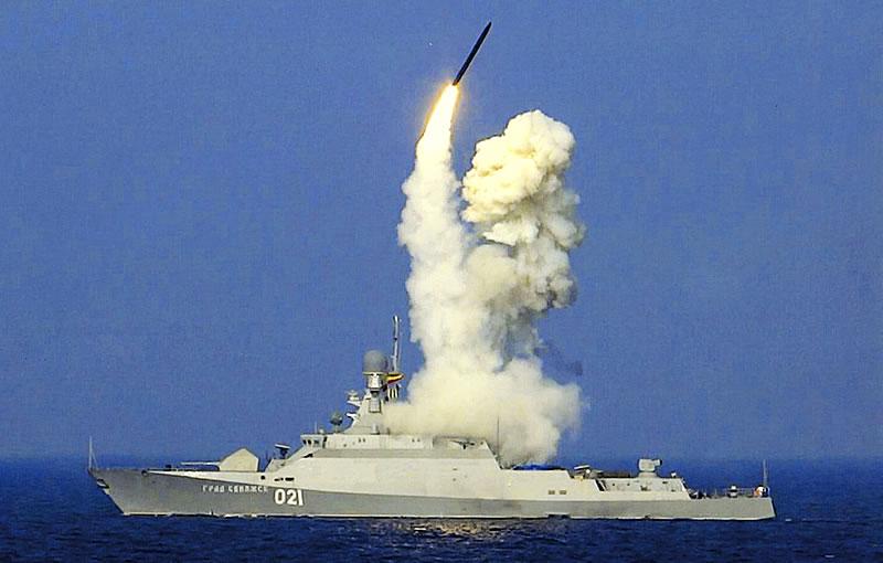Russian Navy Ships Launch Kalibr Cruise Land-attack Missile Flew Over Romania