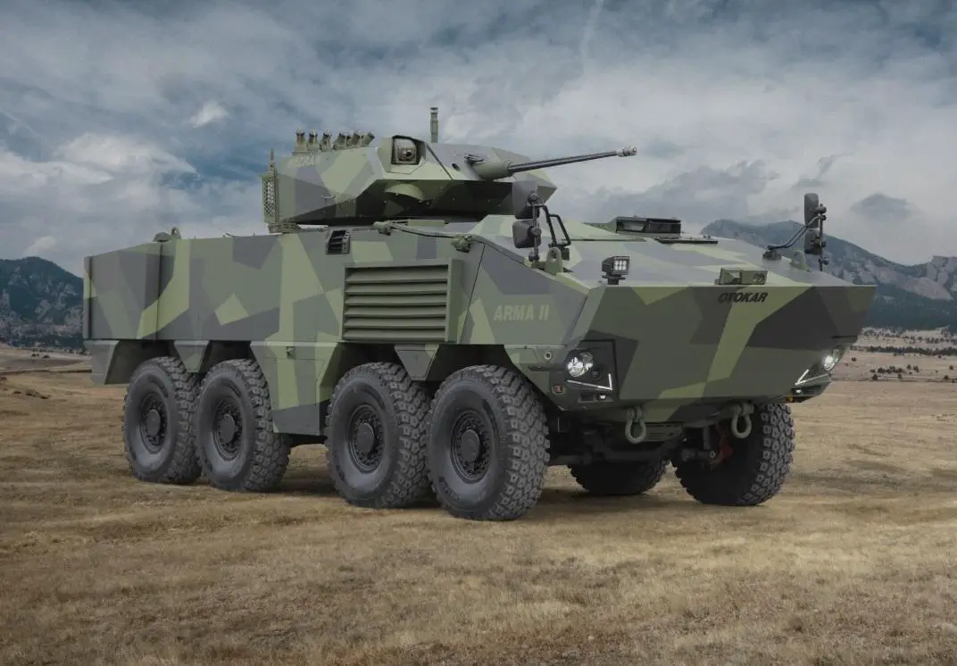 Otokar Arma II 40-Tonne 8x8 Armored Fighting Vehicle