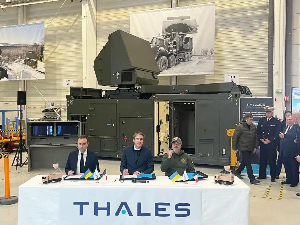 Ukrainian Defence Ministry Signs Contract with Thales for Short-range Air Defence System
