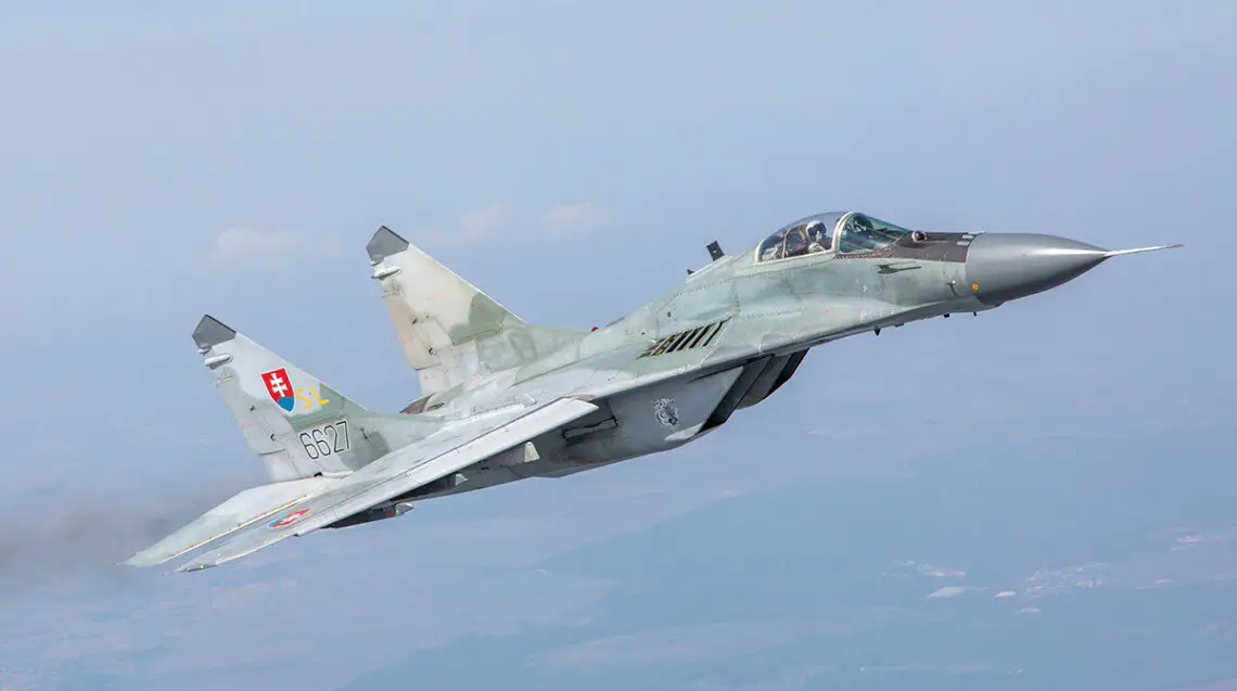 Slovakia Agrees to Give Ukraine Entire Fleet of MiG-29 Fighters and KUB Anti-Aircraft Missile System
