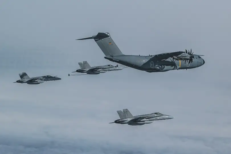 Allied and Finnish Fighter Aircrafts Integrate Over the Baltic States