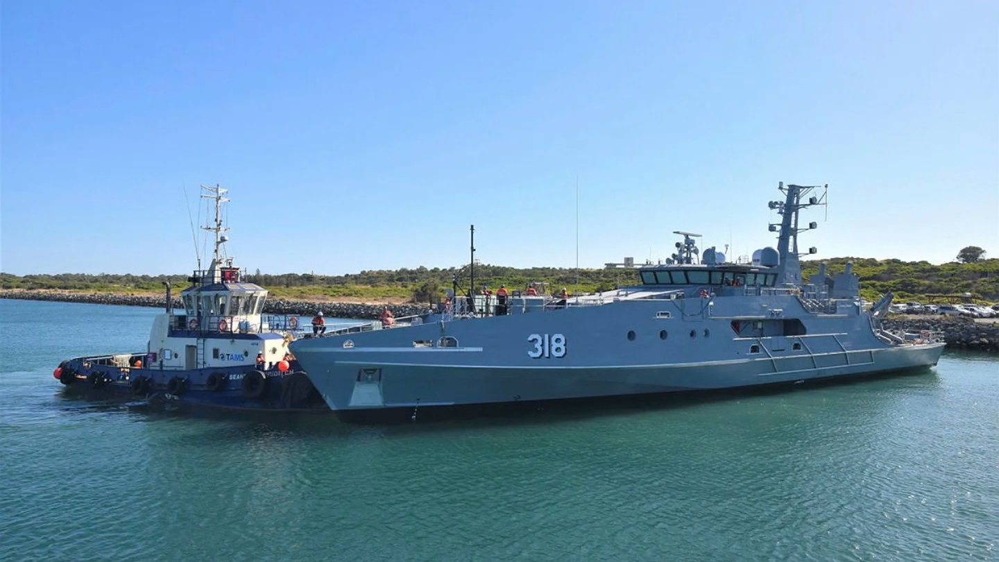 Austal Launches Royal Australian Navy’s Fifth Cape-class Patrol Boat ADV Cape Woolamai
