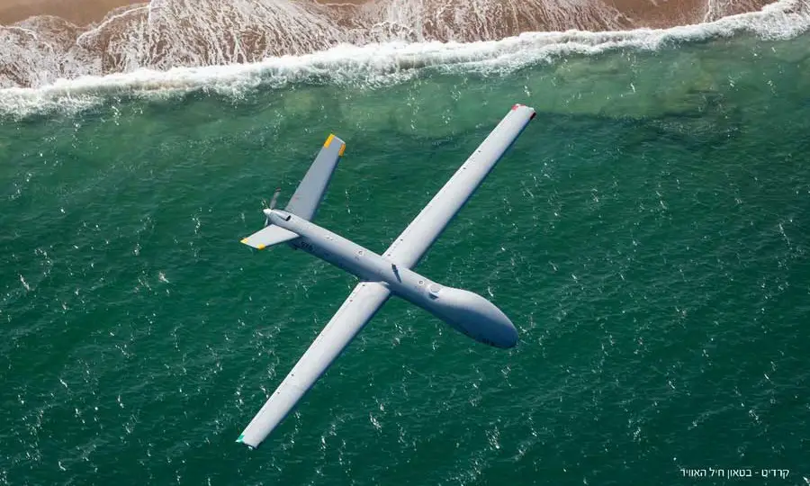 Hermes 900 Medium-Range Long-Altitude (MALE) unmanned aerial vehicle (UAV)