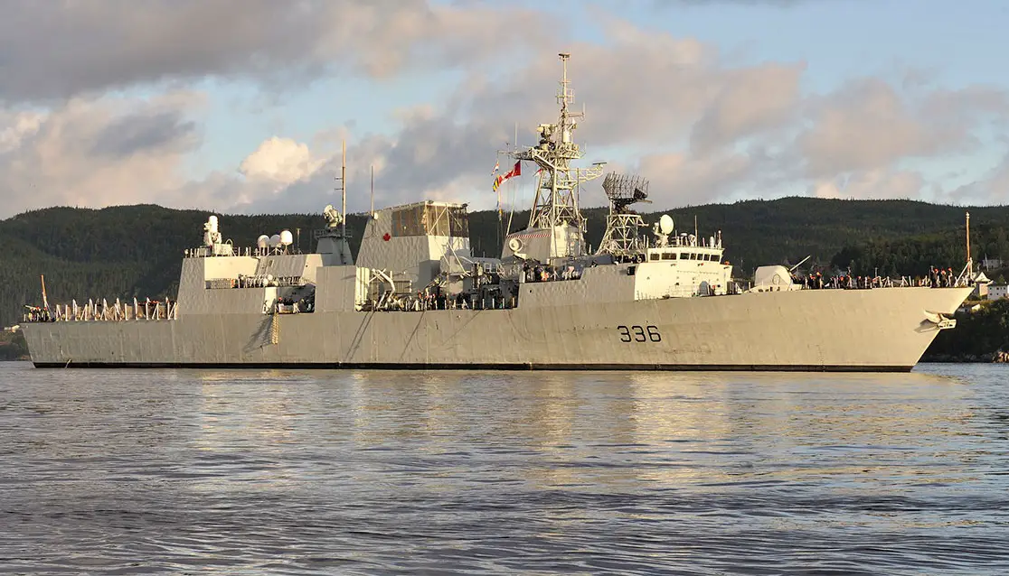 Royal Canadian Navy Halifax-class frigate HMCS Montréal