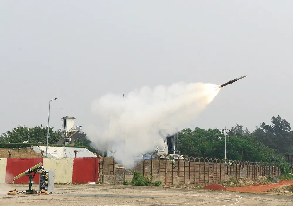 Indian DRDO Launches Two Very Short-Range Air Defence System Missile Off Odisha Coast