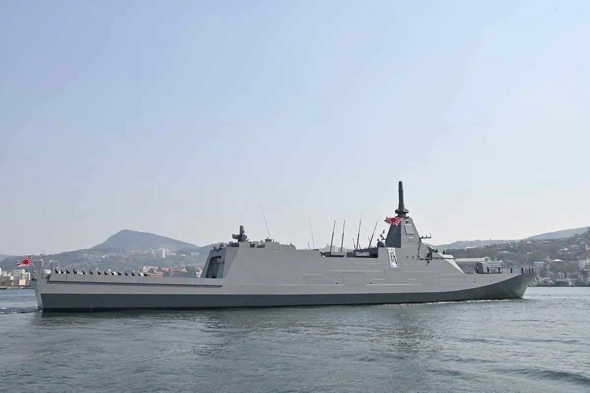 Japan Maritime Self-Defense Force Commissions Fourth Mogami-Class Frigate Mikuma