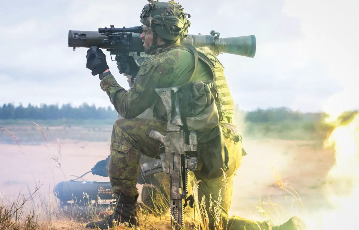Lithuanian Army Carl Gustaf 8.4 cm recoilless rifle