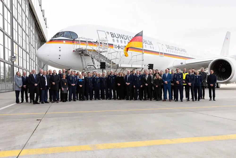 Lufthansa Technik Hands Over A350 “Theodor Heuss” to German Armed Forces