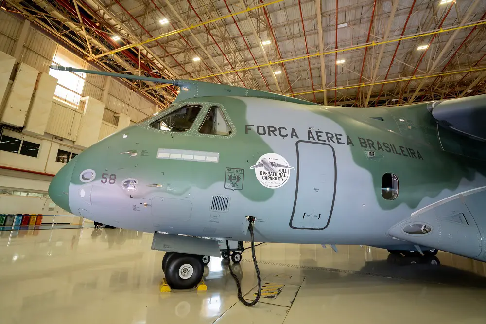 Four years after entering service with the Brazilian Air Force, the Embraer C-390 transport aircraft has achieved Full Operational Capability (FOC), as Embraer delivered Brazil's sixth aircraft. 