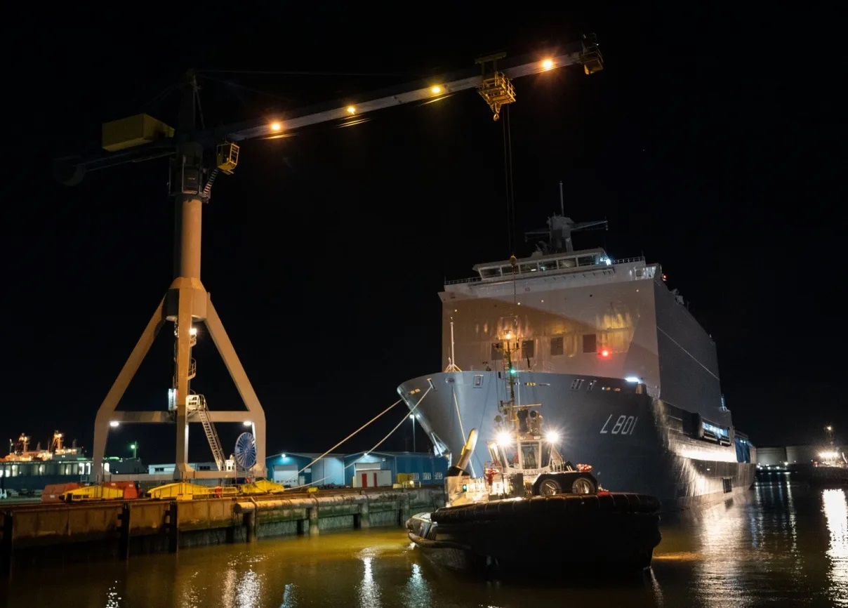 Damen Naval Completes Midlife Update of Royal Netherlands Navy HNLMS Johan de Witt