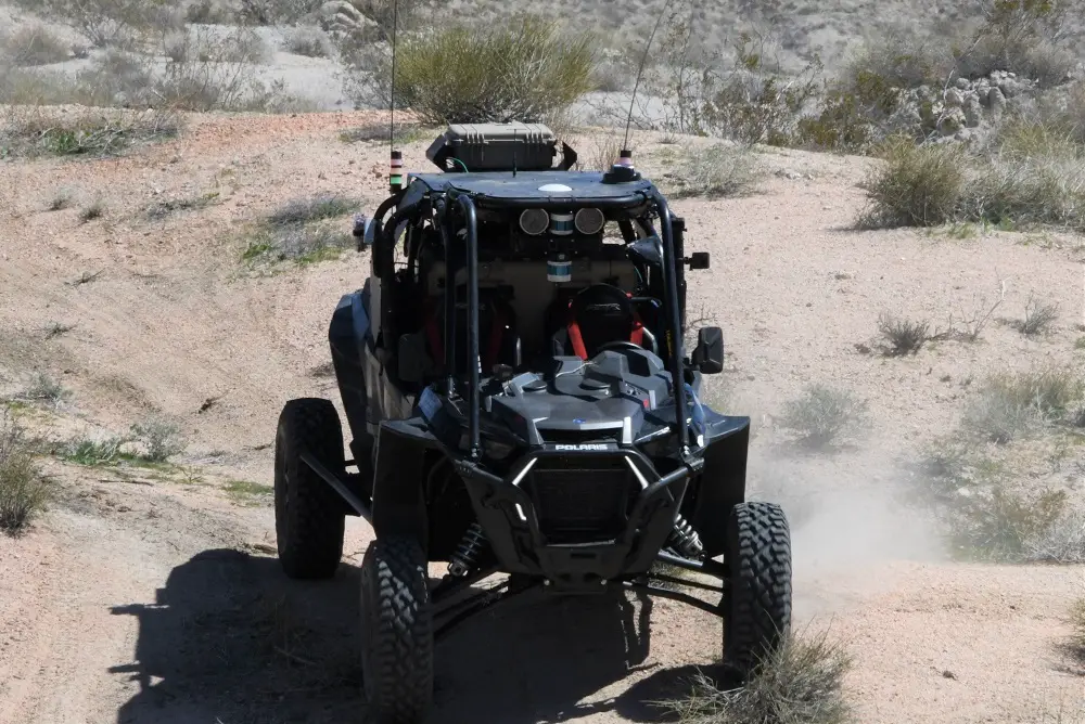 DARPA RACER Off-Road Autonomous Vehicles Teams Navigate Third Test