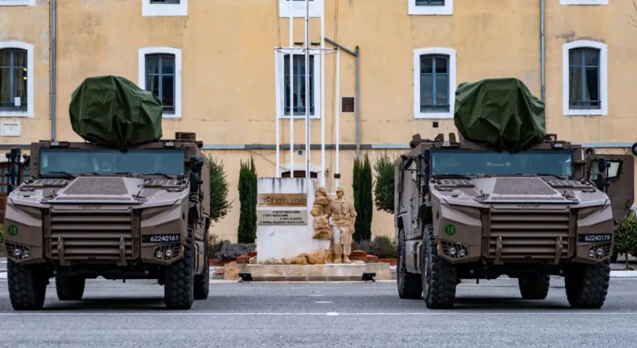 French Army 3rd Marine Infantry Parachute Regiment Take Delivery of Serval Multi-Role Vehicles