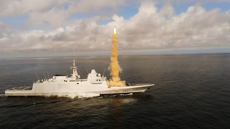 French Navy Air-Defense Frigate FS Lorraine Fires Aster 30 Missile In Operational Trial