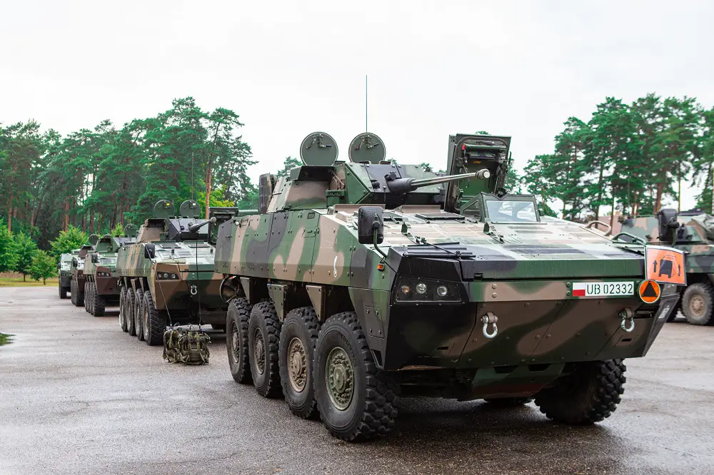 Polish Land Forces KTO Rosomak ZSSW-30 Infantry Fighting Vehicles