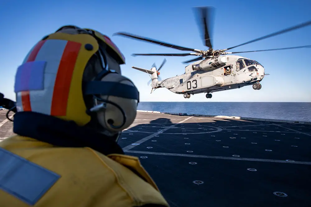 Sikorsky CH-53K King Stallion Heavy-lift Helicopter Completes Second Successful Sea Trial