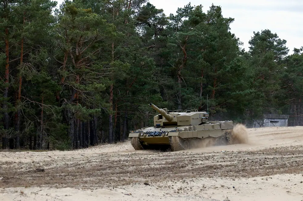 Slovakia has now received the second tank, and the remaining 13 are to follow by year-end. 