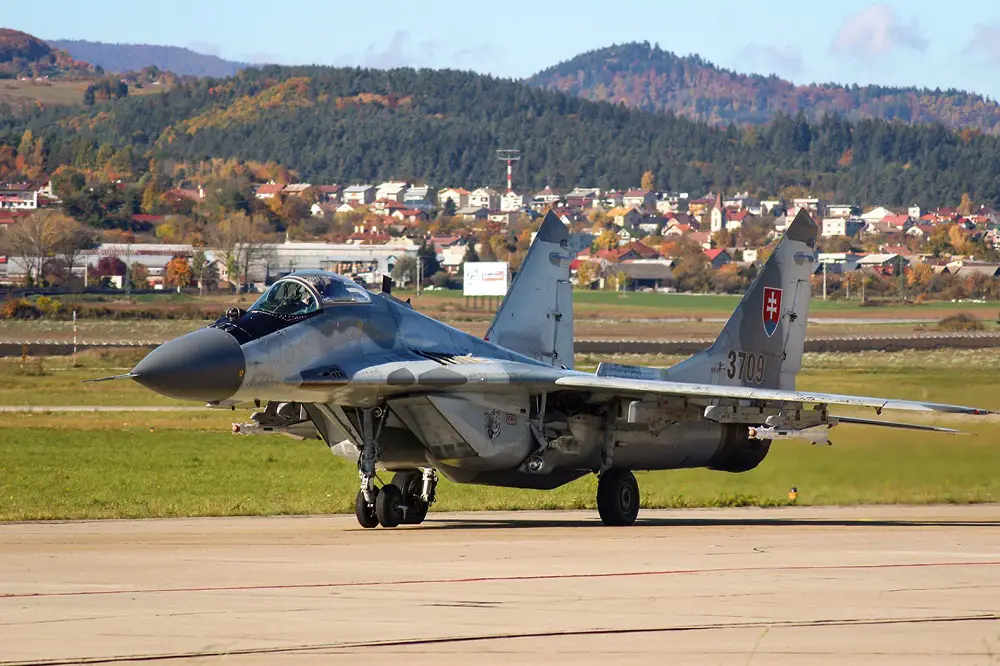 Slovak Air Force Transfers All MiG-29 Fulcrum Fighters to Ukraine