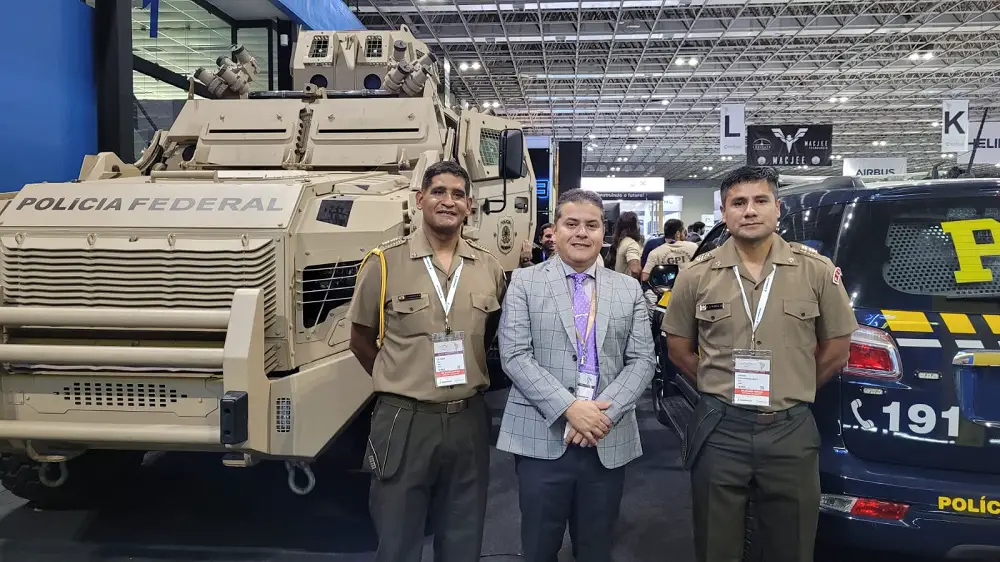 The Scorpion Mine Resistant Ambush Protected (MRAP) vehicle for the Federal Police of Brazil. 