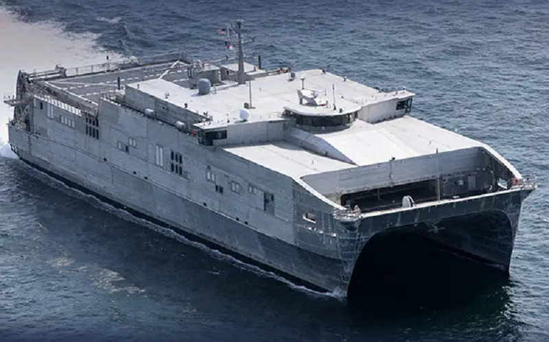 US Navy Launches Expeditionary Fast Transport Vessel USNS Cody (EPF 14)