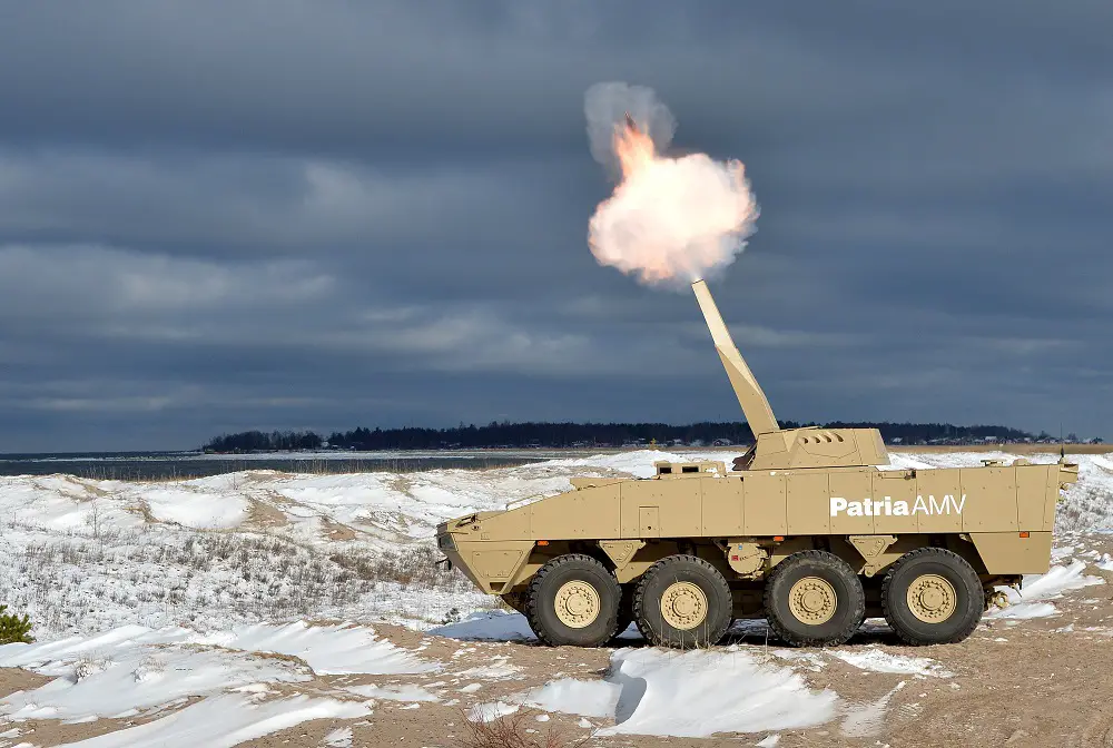 Patria NEMO remote-controlled 120 mm mortar system