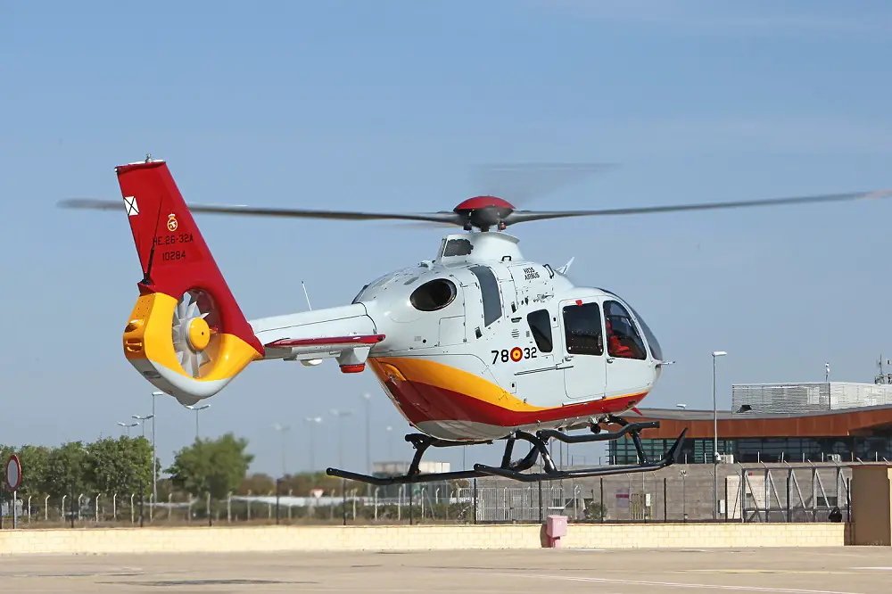 Airbus Helicopters Delivers First H135 Light Utility Helicopters to Spanish Air Force