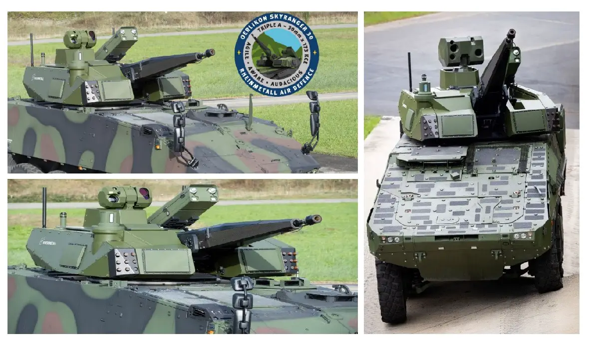 Danish Army Selects Rheinmetall Skyranger Turret for Air Defense System