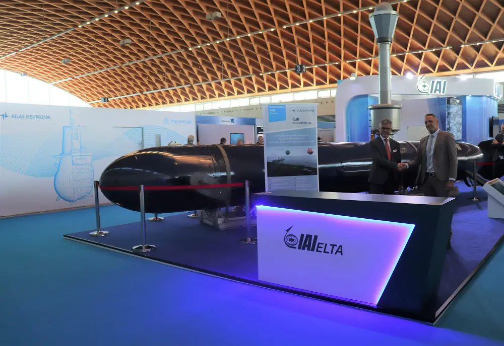IAI and ATLAS ELEKTRONIK Unveil BlueWhale Submarine Joint Development Integration
