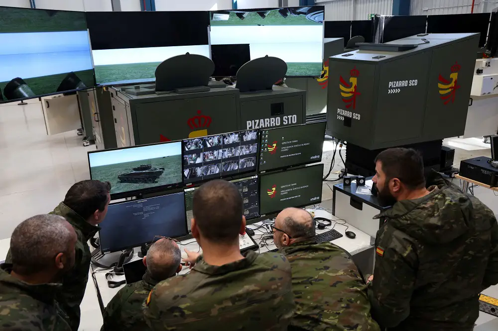 Indra Delivers New Pizarro Infantry Combat Vehicle Simulators to Spanish Army