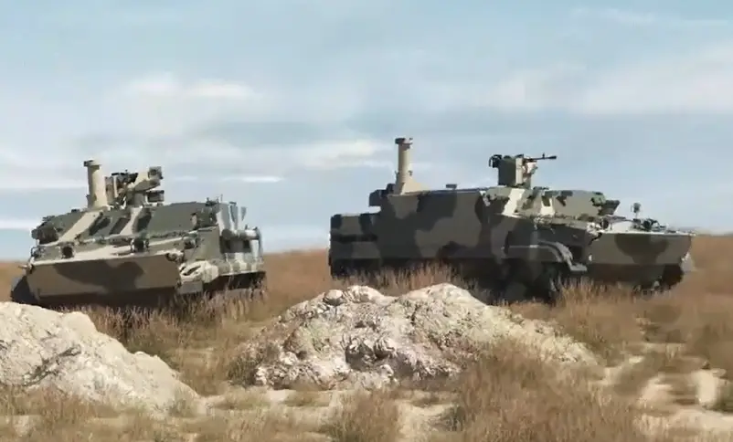 Kurganmashzavod Promotes BMP-3F and BT-3F Seaborne Armored Vehicles