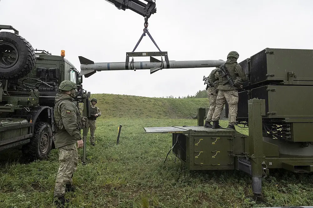 Lithuanian Air Force Trains with NASAMS Surface-to-air Missile System
