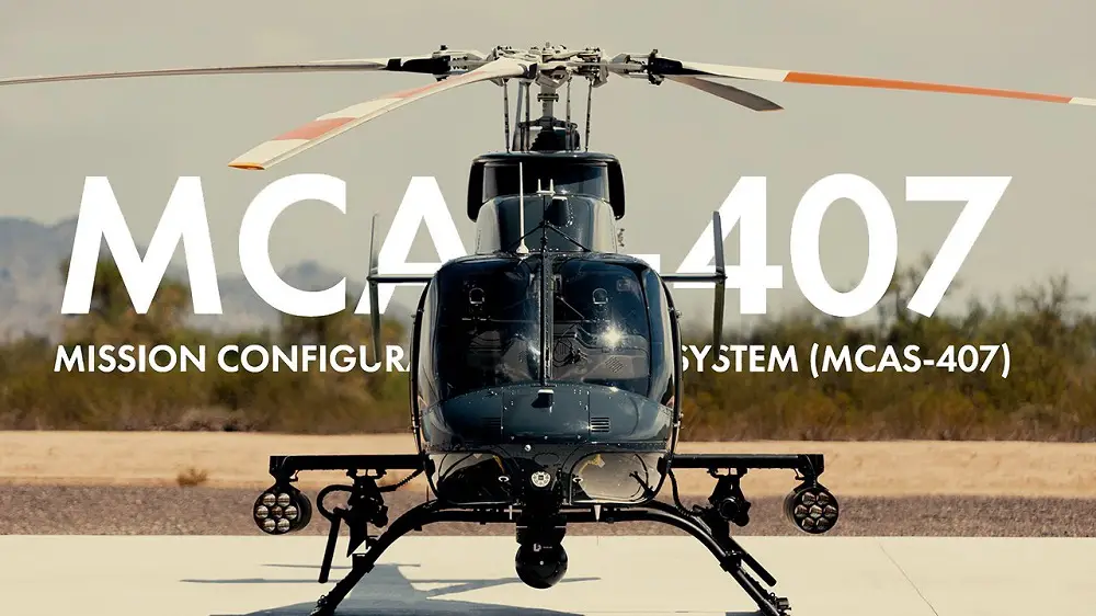 Mission Configurable Aircraft System (MCAS) 407-AH Configuration