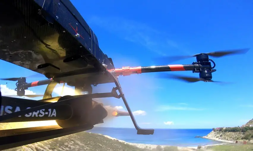 THALES 2.75”/70mm Rockets Successfully Fired from SARISA Unmanned Combat Air Vehicles