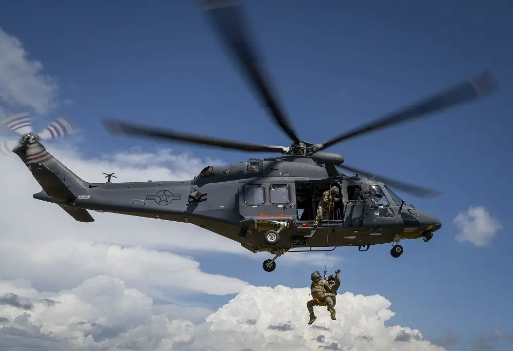 US Air Force MH-139A Grey Wolf’s Hoist System Completes First Live Test