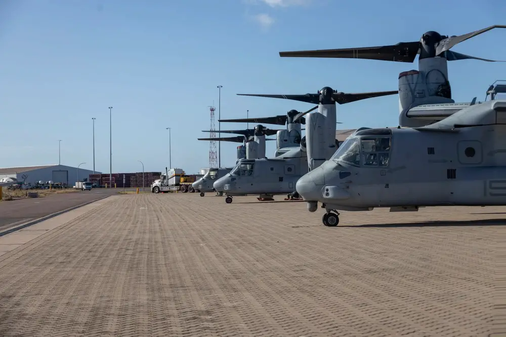 US Marine Rotational Force – Darwin (MRF-D) Arrive in Australia for 12th Rotation