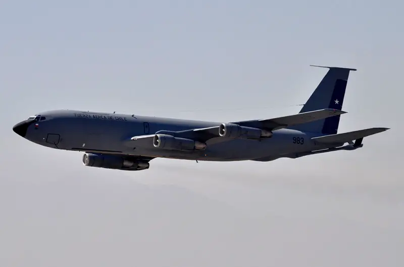 Chilean Air Force Boeing KC-135E Stratotanker aerial refueling tanker aircraft