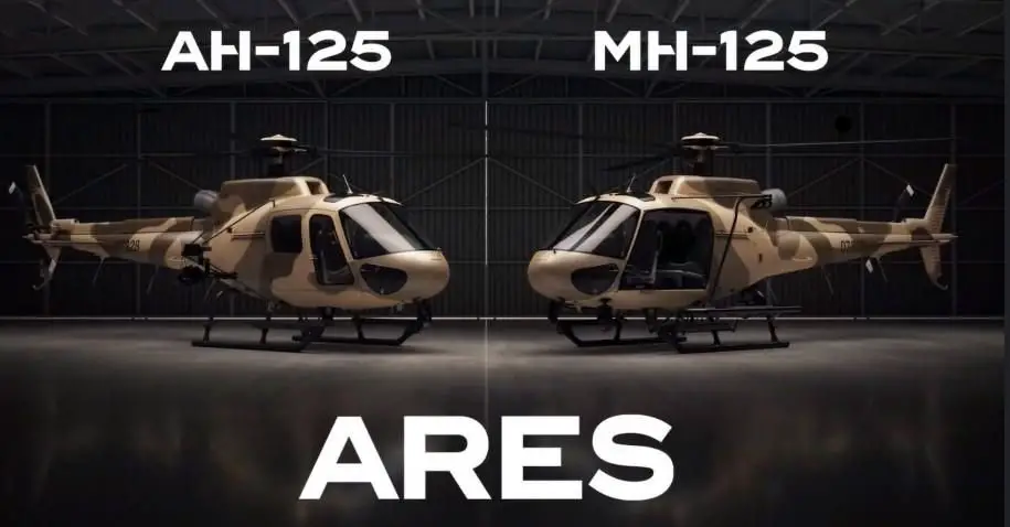 Airbus Introduces AH-125 and MH-125 Ares Military Multi-purpose Helicopters
