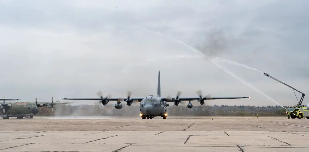 Argentina Air Force Receives C-130H Hercules Aircraft Leased from US Air Force