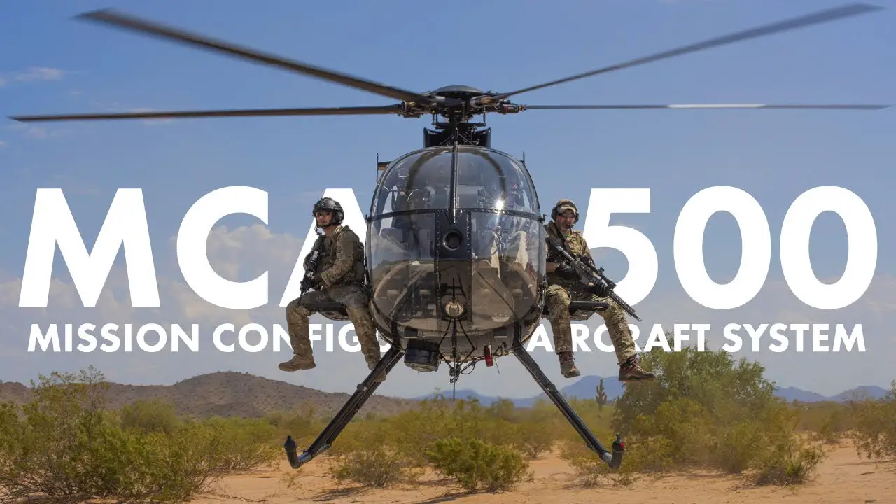 Dillon Aero Offers MCAS-500 Mission Configurable Aircraft System for MD500 Helicopters