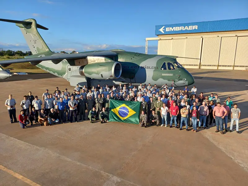 Embraer delivers the sixth C390 Millennium aircraft to the Brazilian Air Force.