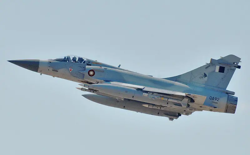 Qatar Emiri Air Force Dassult Mirage 2000 fighter jet