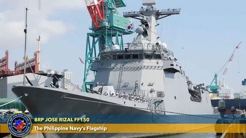 Philippine Navy BRP Jose Rizal Undergoes Maintenance and Repair Activities in South Korea
